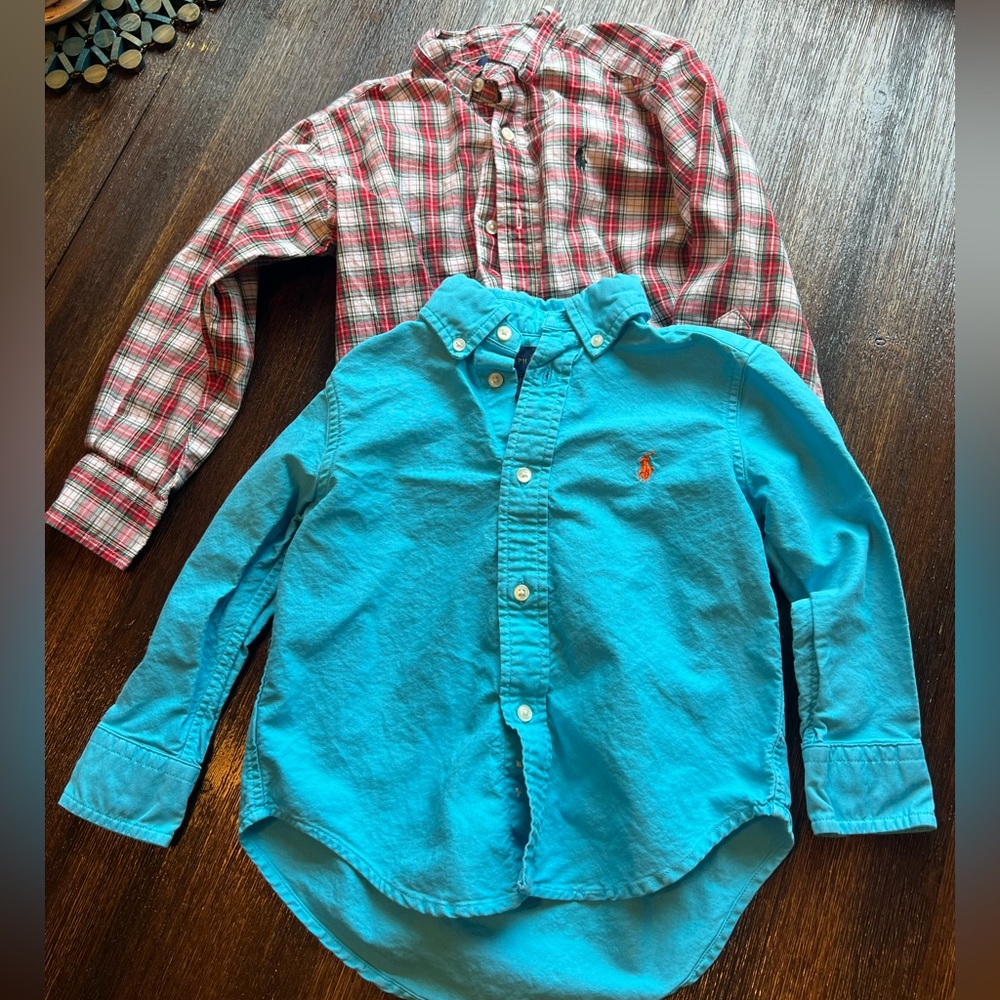 Toddler Ralph Lauren Button Downs, Lot of 2